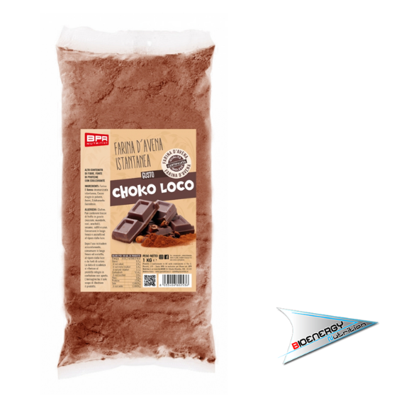 Bpr Nutrition-FARINA D'AVENA ISTANTANEA AROMATIZZATA (Conf. 1 Kg)   Choco Loko  